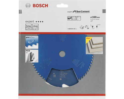 Bosch Expert Fiber Cement Sägeblatt mit 160 Millimeter Durchmesser