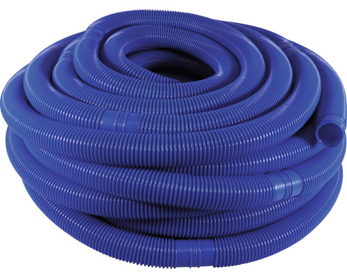 Poolschlauch Kunststoff Meterware Länge max. 30 m Ø 38 mm blau Gerollter Schwimmbadschlauch aus Kunststoff