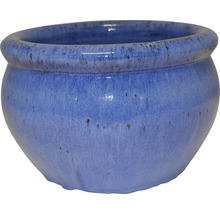 Blauer Blumentopf aus Keramik