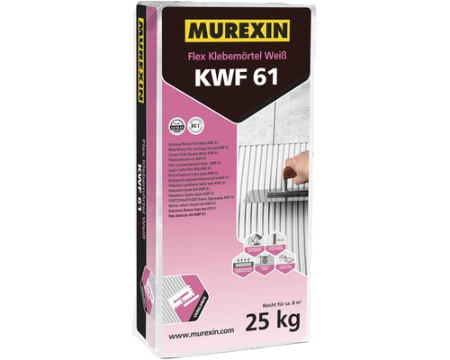 Flex-Klebemörtel KWF61 Murexin weiß 25kg