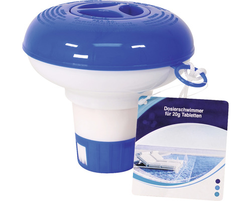 Dosierschwimmer für 20 Gramm Tabletten zur Poolpflege