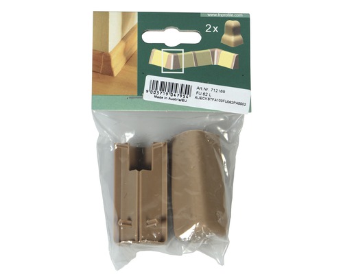 Eckverbinder für Sockelleisten im Doppelpack