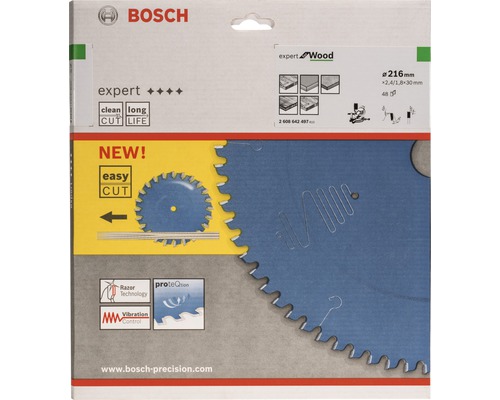 Bosch Expert Holzsägeblatt, 216 Millimeter Durchmesser