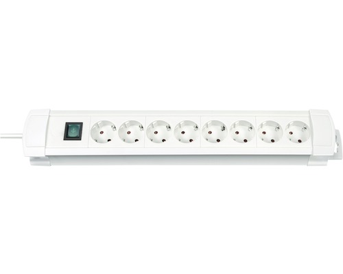 Steckdosenleiste Brennenstuhl® Premium-Line 8-fach, mit Schalter, weiß, 3 m