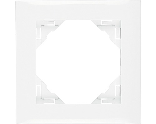 Abdeckrahmen 1-fach Logus weiß 86x86 mm Schalterrahmen