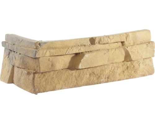 Eck-Verblendstein Klimex Colorado 28x9 cm braun nuanciert Eckverblendstein aus Stein für den Außenbereich