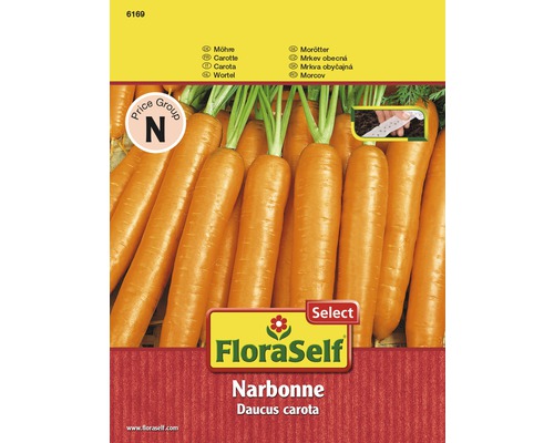 Karottensamen FloraSelf Select 'Narbonne' Saatband