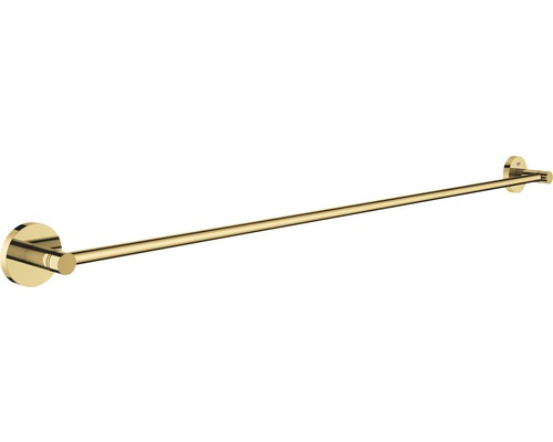 WEIKO Badezimmer-Set Gebürstetes Gold - Toilettenpapierhalter, 4 Haken & Handtuchring Aus Edelstahl