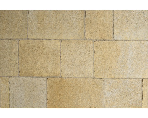 Kartäuser Pflaster 8cm natur Fuoco Mauer aus Steinblöcken