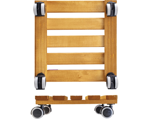 Rollbrett aus Holz mit Rollen für den Innenbereich