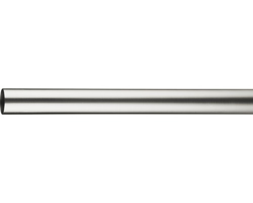 Vorhangstange Gent edelstahl-optik 160 cm Ø 25 mm Edelstahlrohr