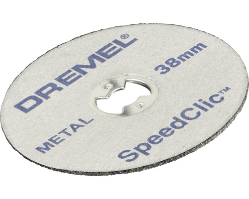 SC406 Dremel EZ SpeedClic Starter-Set (EZ SC-Aufspanndorn, 2 Metall-Trennscheiben Ø 38,0 mm)