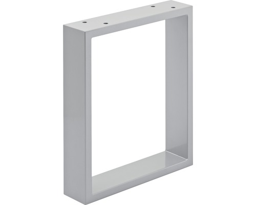 Tischbein aus Metall in U-Form mit Befestigungslöchern