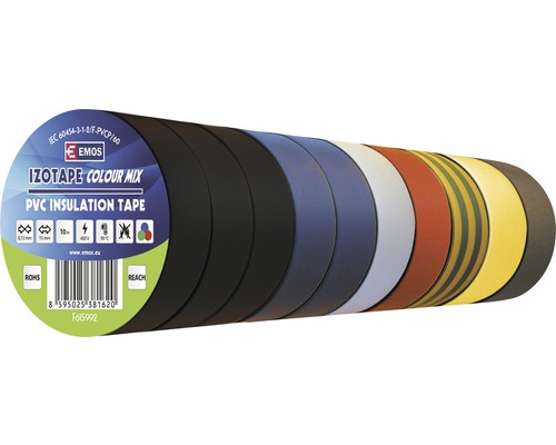 Isolierband aus PVC, verschiedene Farben, EEMOS