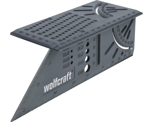 3D-Gehrungswinkel Wolfcraft 45°- und 90°-Winkel-0