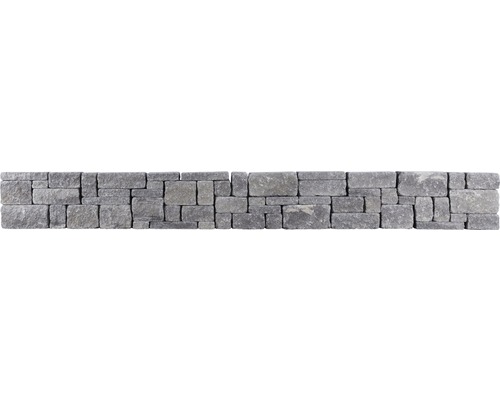 KARTÄUSER-Mauer 24 ant Rauchquarz 1 Pal Mauer aus Natursteinen