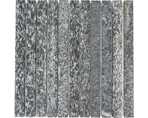 Natursteinmosaik Quarzit XCM 189 30,5x32,5 cm anthrazit