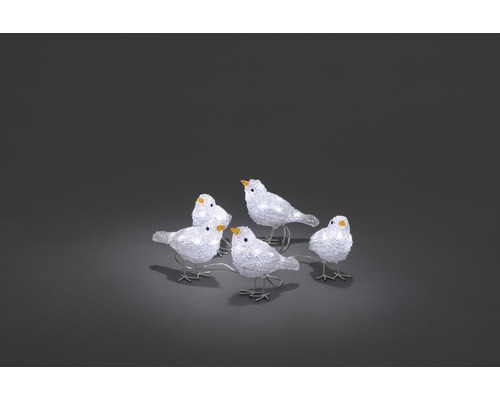 Dekorative Vogelfiguren mit Beleuchtung für den Innenbereich