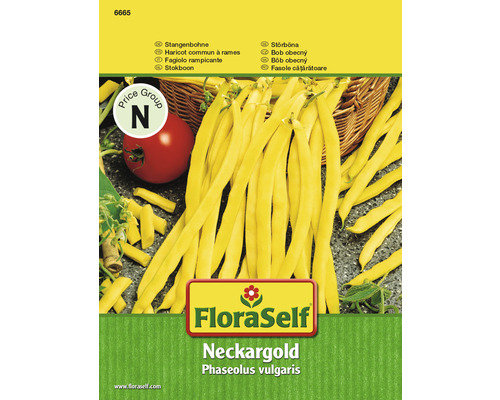 Stangenbohnen 'Neckargold' FloraSelf samenfestes Saatgut Gemüsesamen