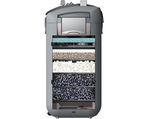 Aquarium Außenfilter mit Filtermedien