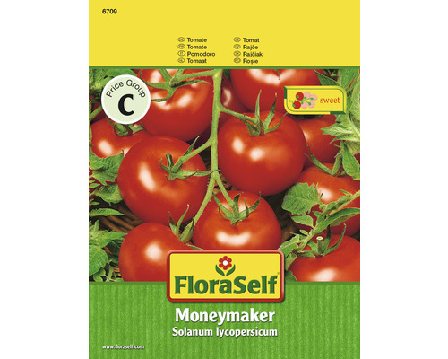 Tomate 'Moneymaker' FloraSelf samenfestes Saatgut Gemüsesamen