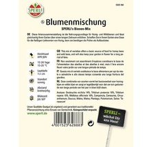 Sperli Blumenmischung Bienen-Mix Samenpackung mit Informationen zu Aussaat, Standort und Blütezeit