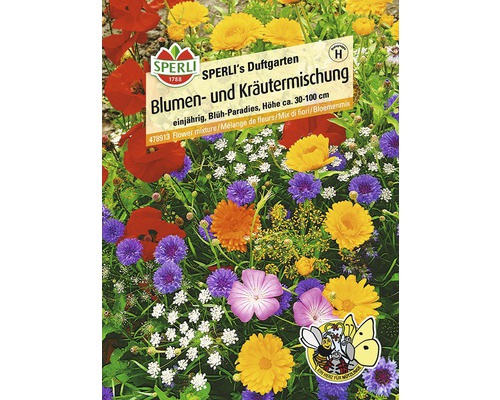 Samenpackung Blumen und Kräutermischung