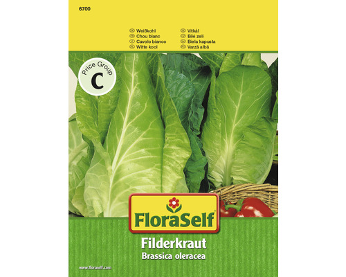 Weißkohl 'Filderkraut' FloraSelf samenfestes Saatgut Gemüsesamen