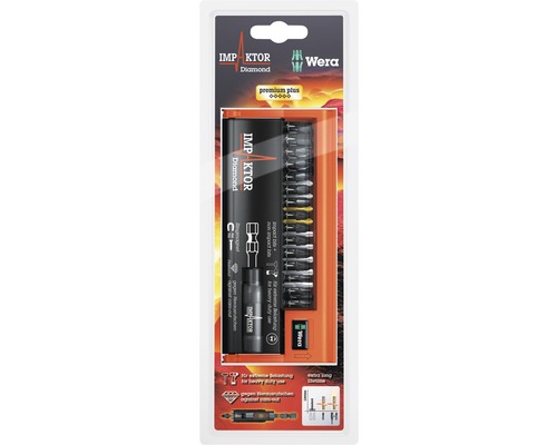 Wera Impaktor Diamant Bit-Satz in Verpackung