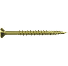 JD Plus Universalschraube Spanplattenschraube Senkkopf m. I-Stern 5,0x100 mm galv.verzinkt gelb chromatiert, 200 Stück-thumb-2 JD Plus Universalschraube Spanplattenschraube Senkkopf m. I-Stern 5,0x100 mm galv.verzinkt gelb chromatiert, 200 Stück-thumb-2