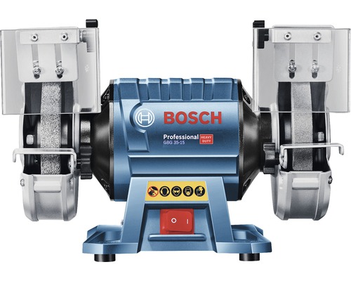 Bosch GBG 35-15 Doppelschleifer mit Schutzvorrichtungen und rotem Schalter
