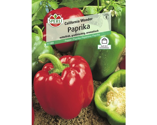 Gemüsesamen Sperli Paprika 'California Wonder'