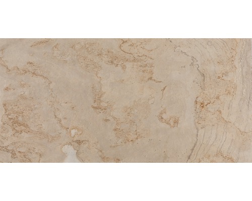 Beige Natursteinfliese mit Muster