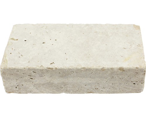 FLAIRSTONE Universalstein Roma Travertin beige 24 x 12 x 6 cm getrommelt