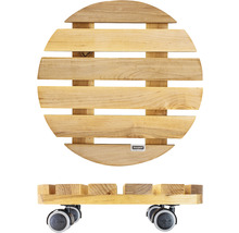 Pflanzenroller aus Holz mit Rollen