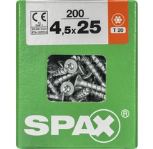 Verpackung Spax Schrauben 4,5x25 mm, 200 Stück