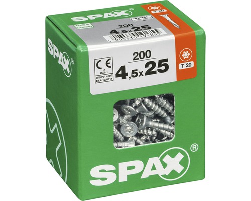 Spax Universalschrauben im Karton, 4,5x25 Millimeter