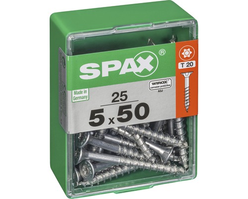 Spax Universalschrauben 5x50 Millimeter im Behälter