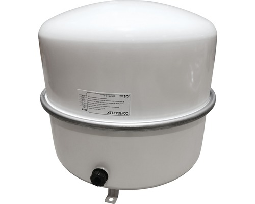 Weißes Ausdehnungsgefäß für Heizungsanlagen