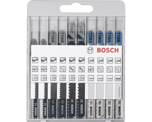 Bosch Stichsägeblatt Set in transparenter Verpackung