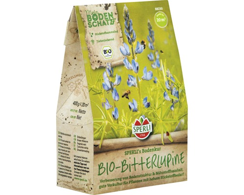 Bio-Bitterlupine Sperli Gründünger samenfestes Saatgut Packung Bio Bitterlupine zur Verbesserung der Bodenstruktur