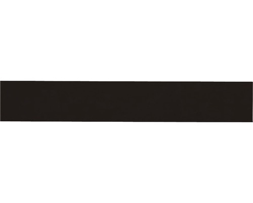 Feinsteinzeug Sockelfliese Uni 6,0x60,0 cm schwarz