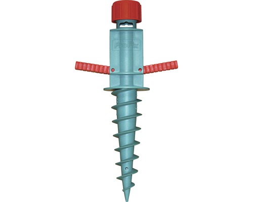 Freizeit-Bodenhülse ProFix für Sonnenschirme und Wäscheständer Ø 17 - 33 mm Kunststoff Erdanker mit Gewinde