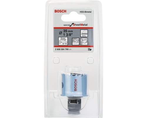 Bosch Lochsäge HSS-Bimetall, 35 Millimeter Durchmesser