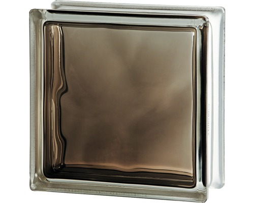 Glasbaustein brilly bronze 19x8x8cm