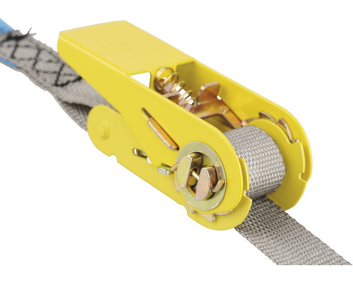 Spanngurt mit gelber Ratsche
