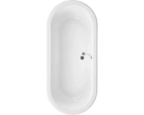 Ovale Badewanne aus Sanitäracryl