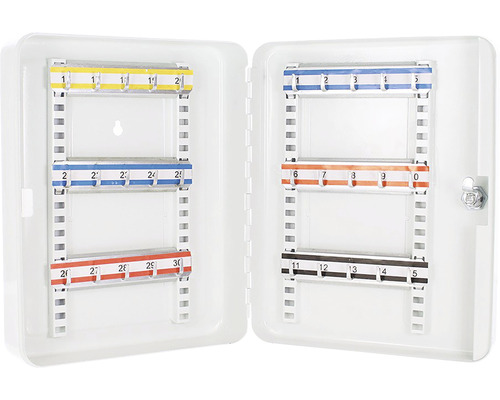 Schlüsselkasten für 30 Schlüssel, Metall