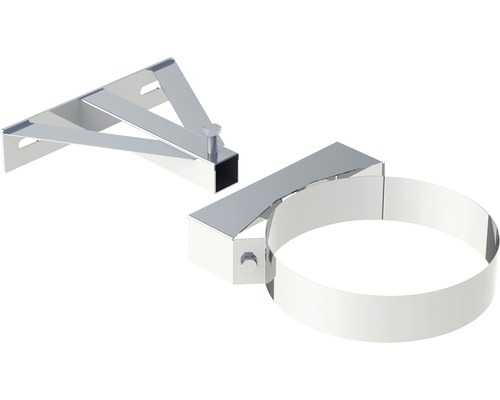 Wand- und Kopfteil Jeremias DW-Eco für ED135:ED339 ab 250mm Ø130mm Rohrbefestigung mit Wandhalterung