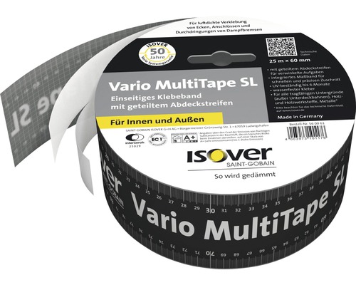 ISOVER Vario MultiTape SL Klebeband 25mx60mm Isover Vario MultiTape SL Klebeband für Innen- und Außenbereiche